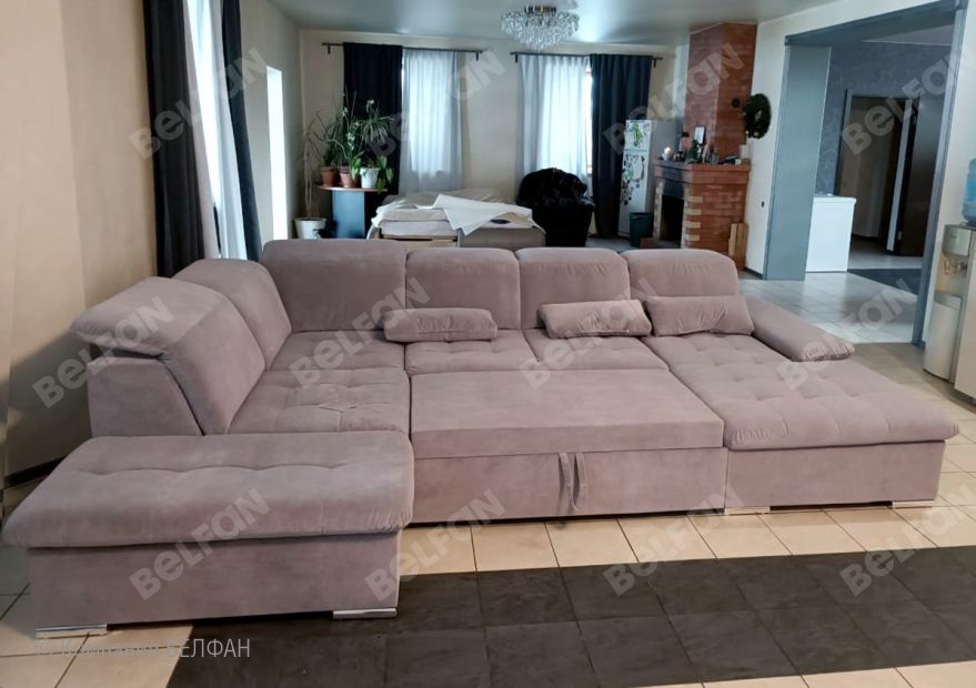 "Престон" диван с оттоманкой. Фотографии клиентов. 2